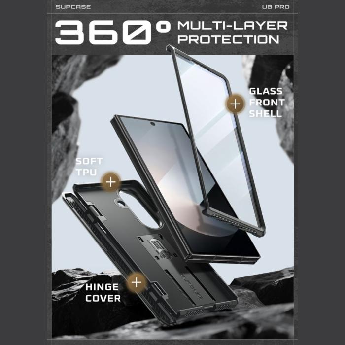 Bild 4, Supcase Supcase Samsung Galaxy Z Fold 7 Skal Unicorn Beetle Pro Svart
