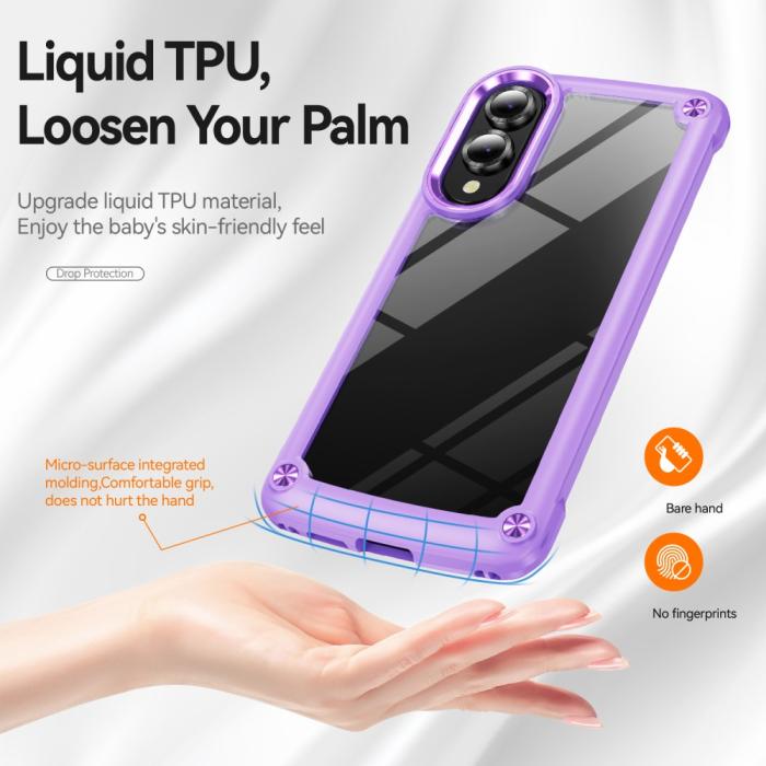 Bild 4,  Samsung Galaxy S25 Edge Skal Xtreme Shockproof Hybrid Lila