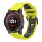  Garmin Fenix 26 mm Armband Quick Release Silikon Grön