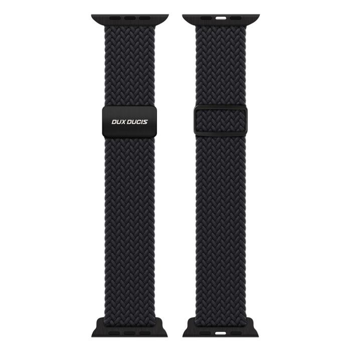 Bild 2, DUX DUCIS DUX DUCIS Apple Watch 42/44/45/46/49 mm Armband Flätat Svart