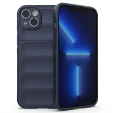  iPhone 14 Plus Skal Magic Shield TPU M&ouml;rk Bl&aring;
