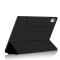  iPad Mini 2024/2021 2in1 Magnetiskt Tri-Fold Fodral Svart