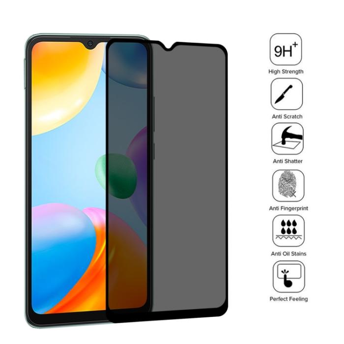 Bild 3,  Xiaomi Redmi 10C Skärmskydd Heltäckande Privacy