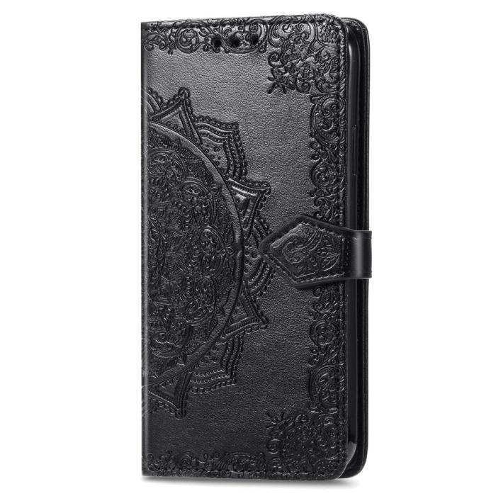 Bild 5,  Samsung Galaxy S24 Fodral Mandala Tryck Svart