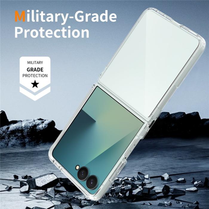 Bild 5,  Samsung Galaxy Z Flip 8 Skal TPU Transparent