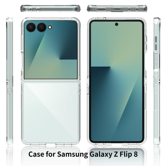 Bild 6,  Samsung Galaxy Z Flip 8 Skal TPU Transparent