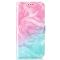  Samsung Galaxy S25 FE Fodral Med Tryck Rosa / Grön Marmor