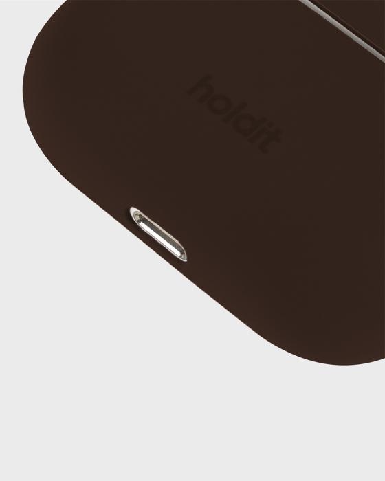Bild 3, holdit holdit AirPods Pro 1/2 Skal Silikon Chocolate