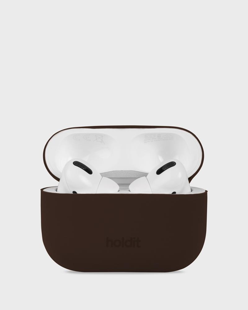holdit holdit AirPods Pro 1/2 Skal Silikon Chocolate