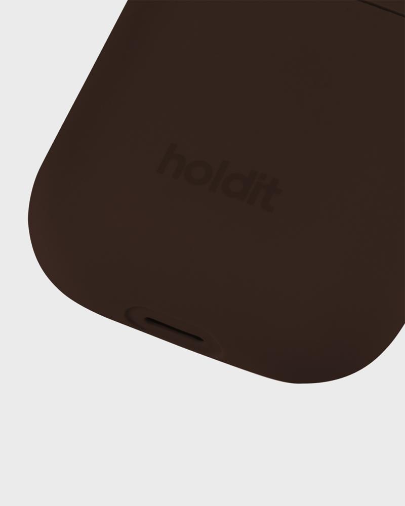 holdit holdit AirPods 1/2 Skal Silikon Chocolate