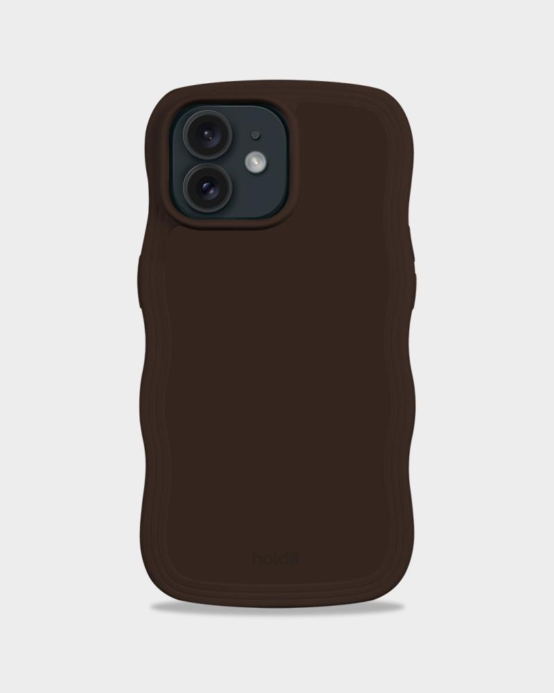 holdit holdit iPhone 12 / 12 Pro Skal Wavy Chocolate