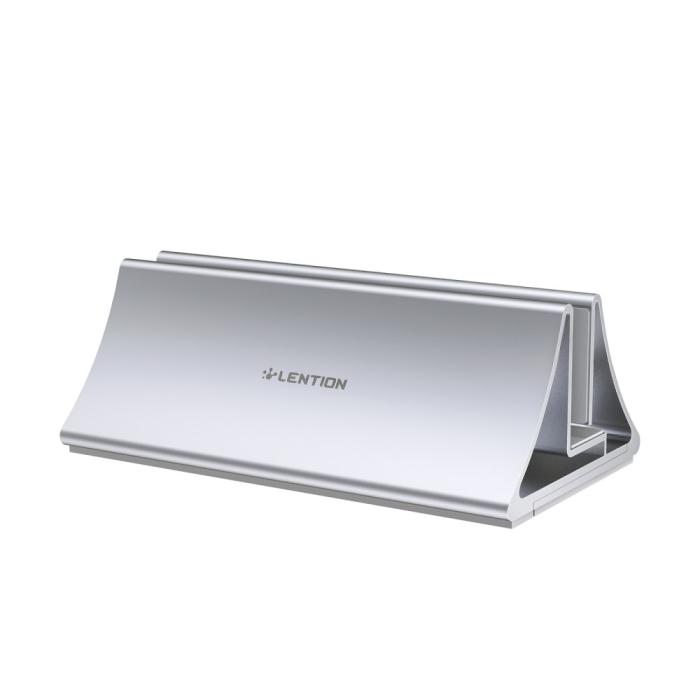 Bild 2, LENTION LENTION Universal Vertikal Aluminium Laptop Stativ Silver