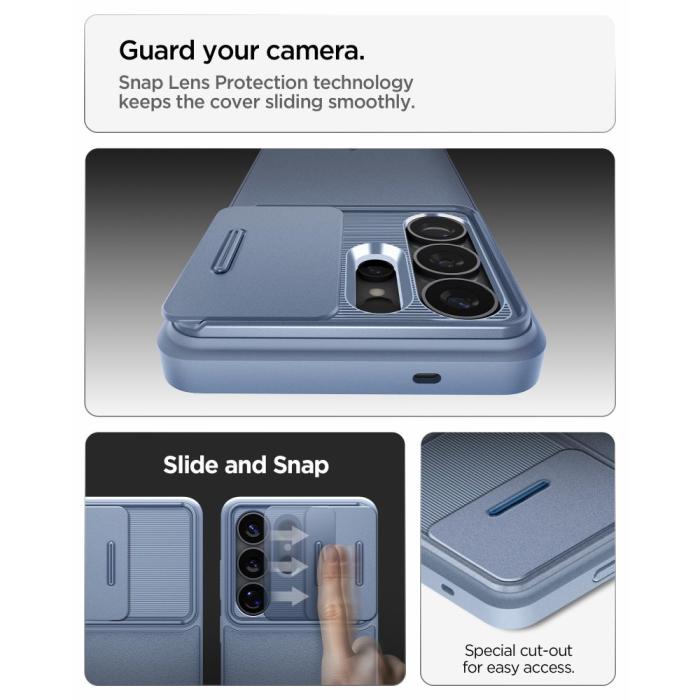 Bild 6, Spigen Spigen Samsung Galaxy S26 Ultra Skal Optik Armor Light Blue
