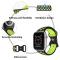 ColorPop Sportarmband Dual-Color Apple Watch 42/41/40/38 mm (S/M) Svart/Gul