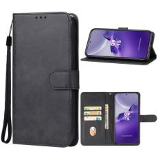  Samsung Galaxy A24 5G Fodral L&auml;der Svart