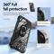  iPhone 15 Pro Skal Shockproof Armor Ring Svart