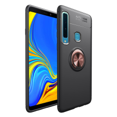  Samsung Galaxy A9 (2018) - Ring Skal - Svart/Ros&eacute;