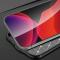  iPhone 13 Pro Max - Litchi Textur Skal - Svart