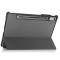  Lenovo Tab P11 Pro Gen 2 Fodral Tri-Fold Läder Grå
