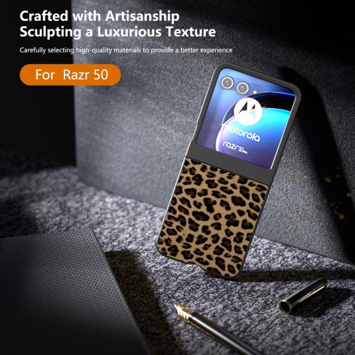 Bild 3,  Motorola Razr 60 / 50 5G Mobilskal Leopard Mönster
