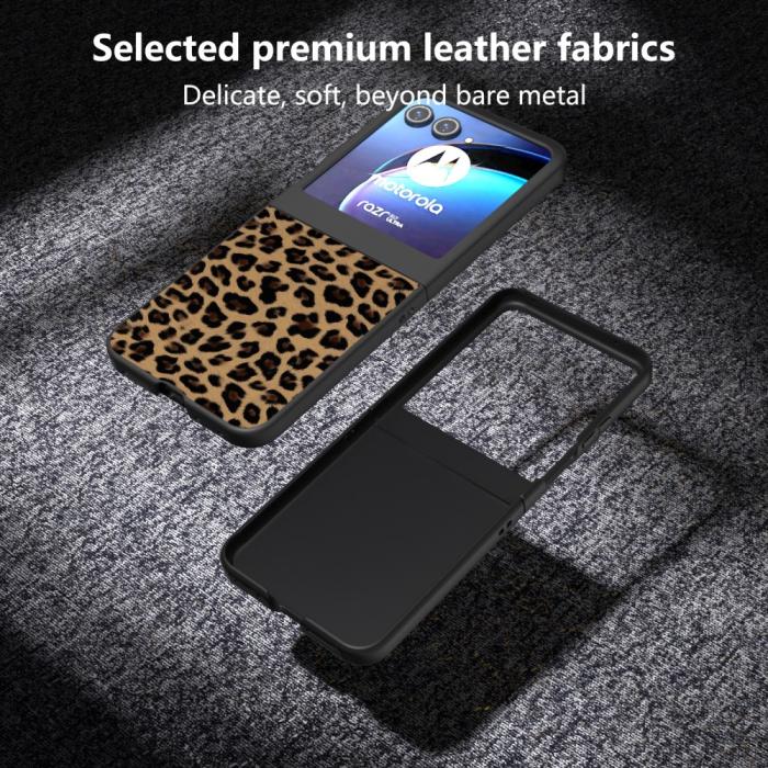 Bild 4,  Motorola Razr 60 / 50 5G Mobilskal Leopard Mönster