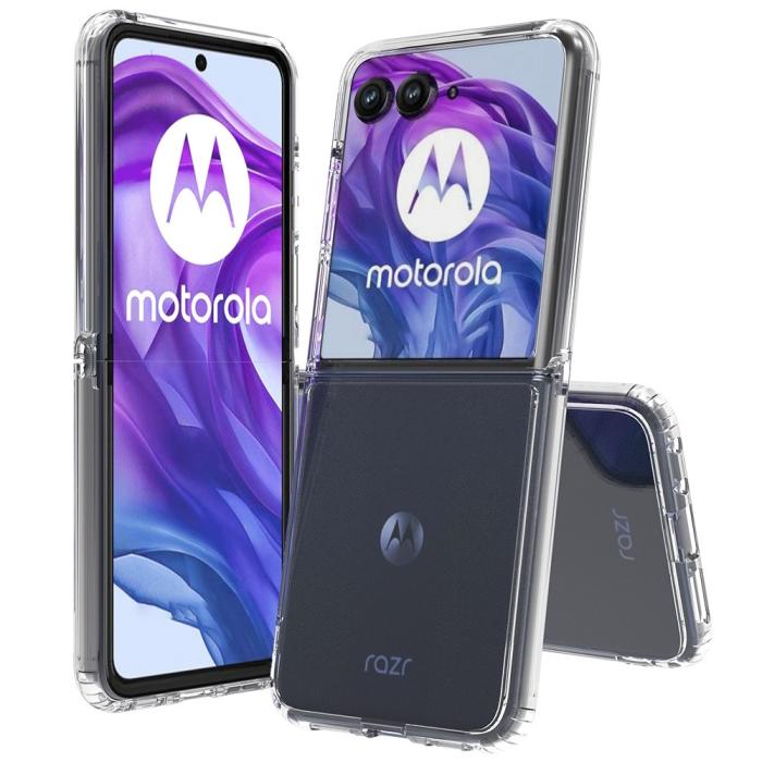Bild 2,  Motorola Razr 50 Ultra 5G Mobilskal TPU/Akryl Transparent