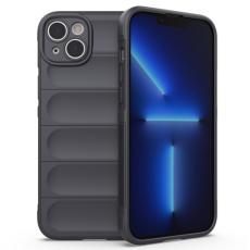  iPhone 14 Plus Skal Magic Shield TPU M&ouml;rk Gr&aring;