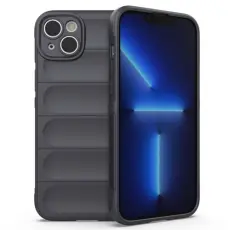  iPhone 14 Plus Skal Magic Shield TPU M&ouml;rk Gr&aring;