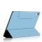  iPad Mini 2024/2021 2in1 Magnetiskt Tri-Fold Fodral Ljus Blå