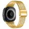  Galaxy Watch 8 46/44/40 mm Armband Rostfritt Stål Guld
