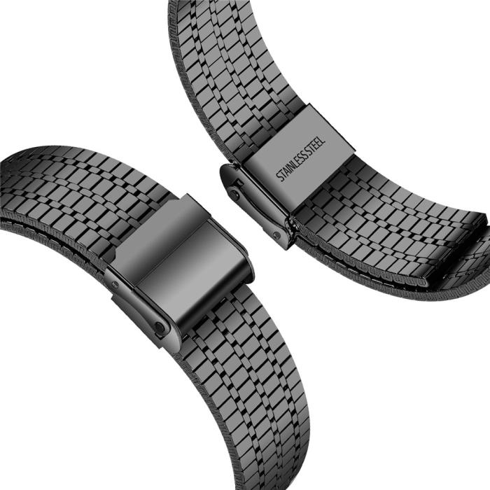 Bild 3,  Galaxy Watch 8 46/44/40 mm Armband Rostfritt Stål Svart