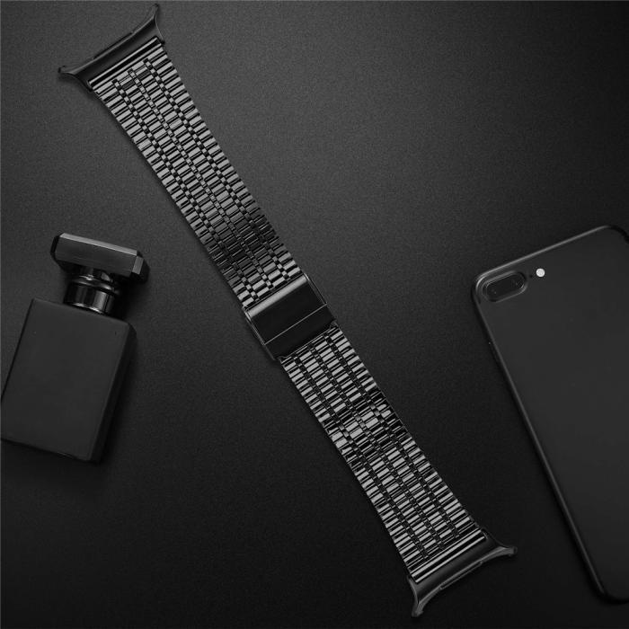 Bild 4,  Galaxy Watch 8 46/44/40 mm Armband Rostfritt Stål Svart