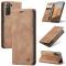 CASEME CASEME Samsung Galaxy S22 Fodral Flip Retro Läder Brun