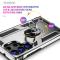  Samsung Galaxy S23 Ultra Skal Ring Armor Hybrid Silver