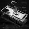  Samsung Galaxy S23 Ultra Skal Ring Armor Hybrid Silver