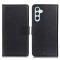 Samsung Galaxy S23 FE Fodral Litchi Läder Svart