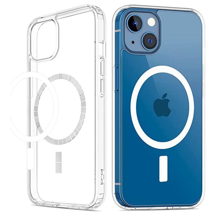 Bild 2,  iPhone 15 Skal MagSafe Akryl/TPU Transparent