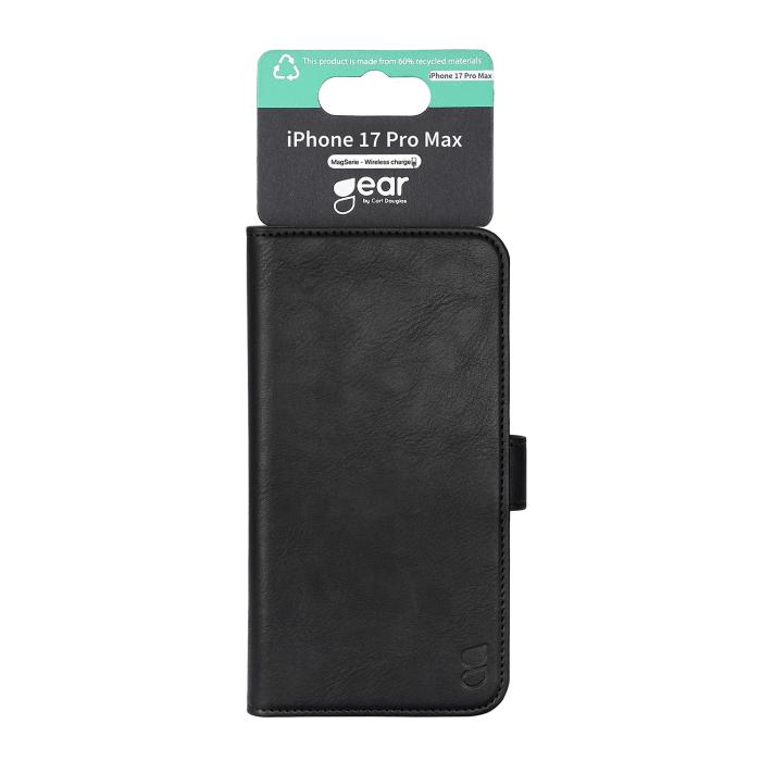 Bild 5, Gear Gear iPhone 17 Pro Max Fodral MagSafe Läder Svart