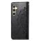  Samsung Galaxy S24 Fodral Mandala Tryck Svart