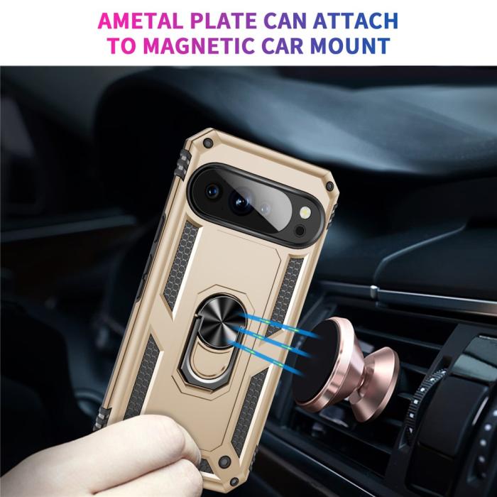 Bild 3,  Google Pixel 11 Pro XL Skal Hybrid Kickstand Guld