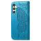  Samsung Galaxy A25 5G Fodral Läder Big Butterfly Blå