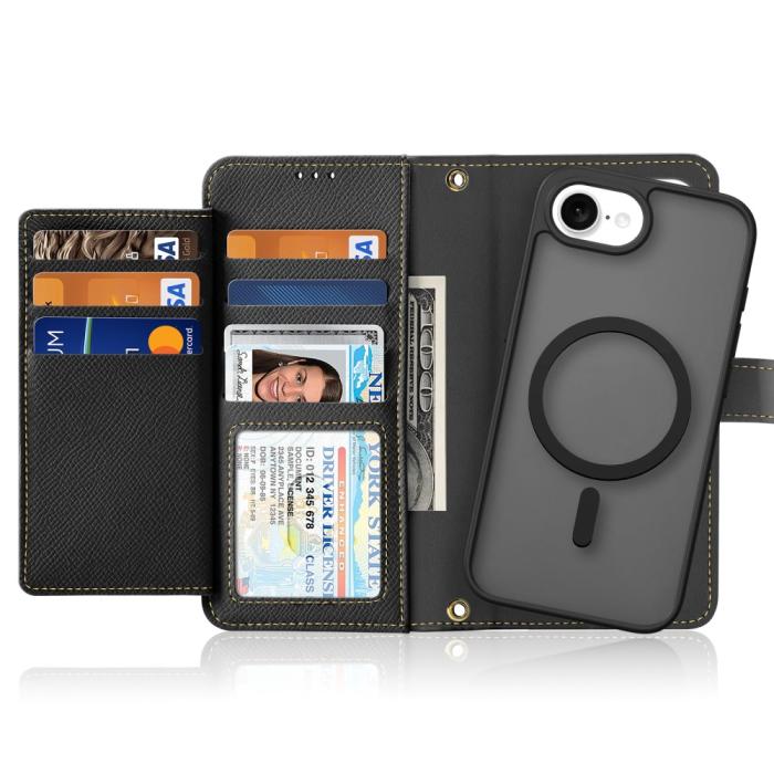 Bild 2, DUX DUCIS DUX DUCIS iPhone 17e/16e 2in1 Magnet Fodral Lawa Series Svart