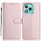  Honor 400 Lite Plånboksfodral Läder Roséguld