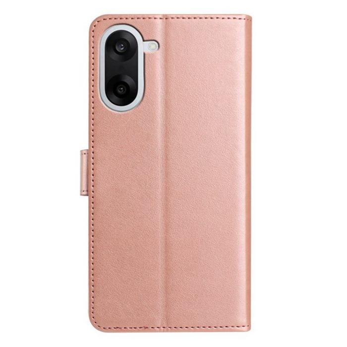Bild 2,  OnePlus Nord CE5 Fodral Läder Roséguld