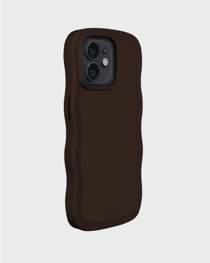 holdit holdit iPhone 12 / 12 Pro Skal Wavy Chocolate