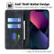  iPhone 15 Plus Fodral RFID Flip Retro Brun