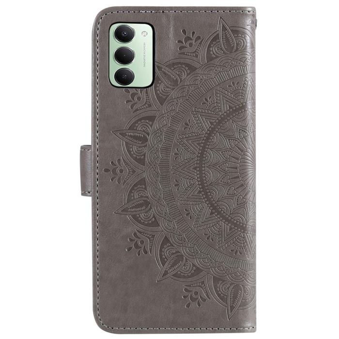 Bild 5,  Xiaomi Redmi 15 Fodral Mandala Läder Grå