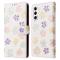  Samsung Galaxy S26 Fodral RFID Färgglada Blommor