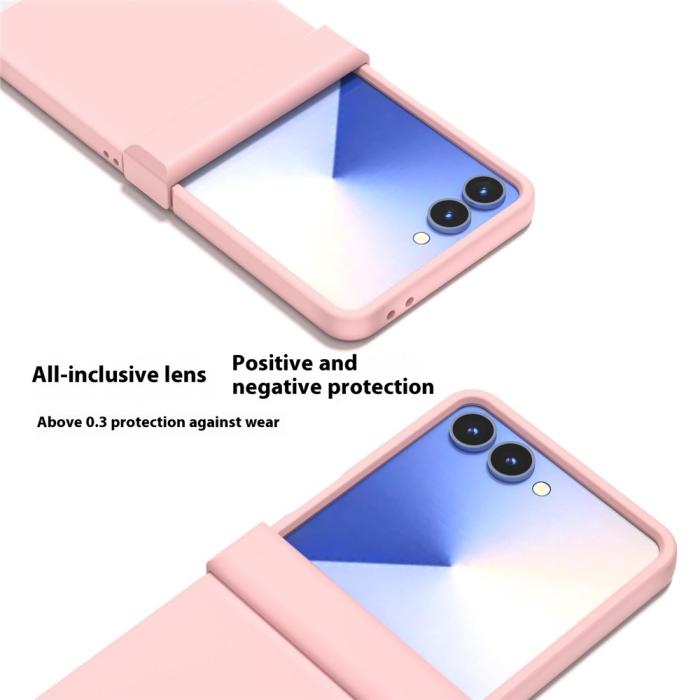 Bild 5, ABEEL ABEEL Samsung Galaxy Z Flip 7 Skal Skin Feel Rosa