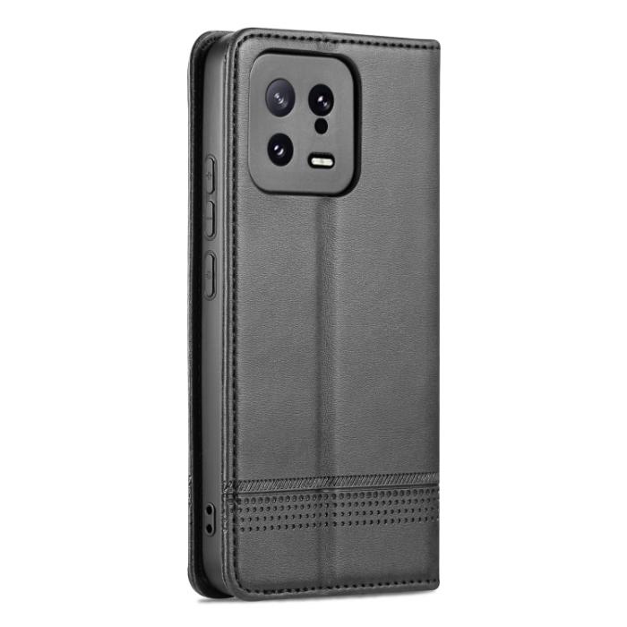 Bild 3, AZNS AZNS Xiaomi 13 5G Fodral Flip Läder Svart